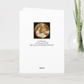 Cartes Pour Fêtes Annuelles La Natividad (Dos)