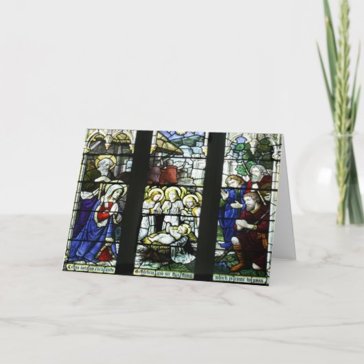 Cartes Pour Fêtes Annuelles La nativité (Devant)