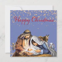 La Nativité avec Marie, Joseph et l'Enfant Jésus