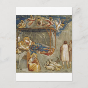 Cartes Pour Fêtes Annuelles La Nativité de Jésus Christ par Giotto