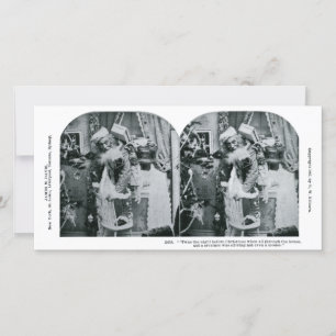 Cartes Pour Fêtes Annuelles La nuit avant Noël Stéréoview 1897