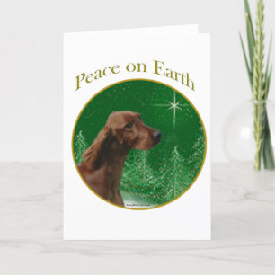 Cartes Pour Fêtes Annuelles La paix de Setter en Irlande