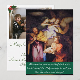 Cartes Pour Fêtes Annuelles La photo de Noël de la Nativité