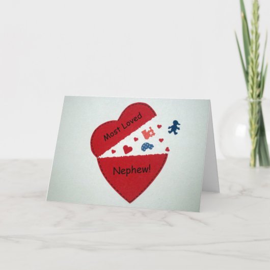 Cartes Pour Fêtes Annuelles La plupart de neveu aimé ! (Devant)