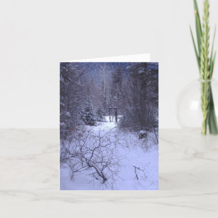 Cartes Pour Fêtes Annuelles La porte de l'hiver