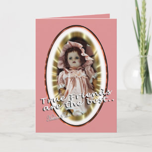 Cartes Pour Fêtes Annuelles La poupée antique Patty personnalisent comme vous