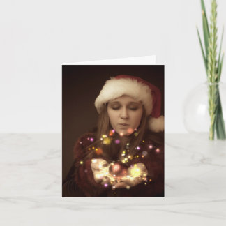 Cartes Pour Fêtes Annuelles La poussière magique de Noël