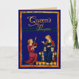 Cartes Pour Fêtes Annuelles La prérogative de la reine