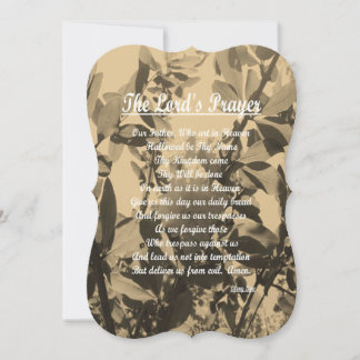 Cartes Pour Fêtes Annuelles La prière des seigneurs