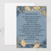 Cartes Pour Fêtes Annuelles La prière du Seigneur (Devant / Derrière)