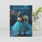 Cartes Pour Fêtes Annuelles La princesse écureuil (Debout devant)