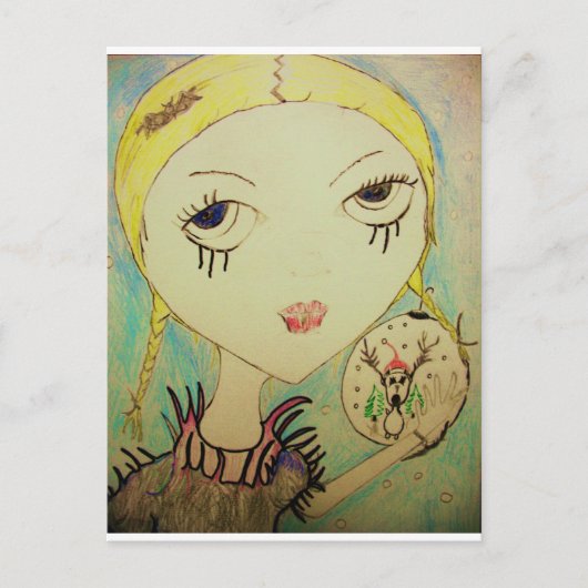 Cartes Pour Fêtes Annuelles La Princesse Zombie du Christ (Devant)