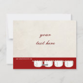 Cartes Pour Fêtes Annuelles la rangée des éléphants soit ma valentine (Dos)