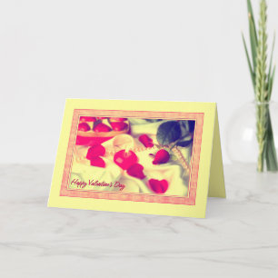Cartes Pour Fêtes Annuelles La Rose et la bougie de Valentine