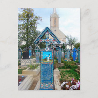 Cartes Pour Fêtes Annuelles La Roumanie, Marumures, joyeux cimetière,