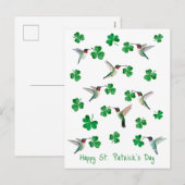 Cartes Pour Fêtes Annuelles La Saint-Patrick (Devant / Derrière)