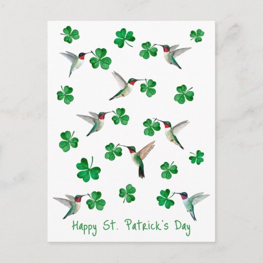 Cartes Pour Fêtes Annuelles La Saint-Patrick (Devant)