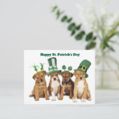 Cartes Pour Fêtes Annuelles La Saint-Patrick (Debout devant)
