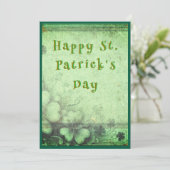 Cartes Pour Fêtes Annuelles La Saint-Patrick (Debout devant)