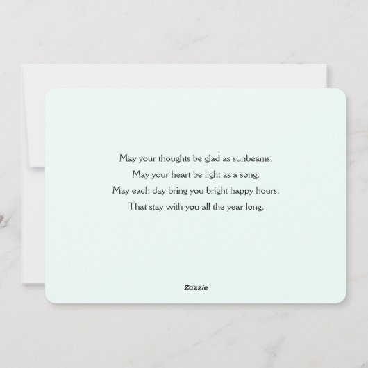 Cartes Pour Fêtes Annuelles La Saint-Patrick Fantaisiste Arc-en-Ciel & Trèfle (Dos)