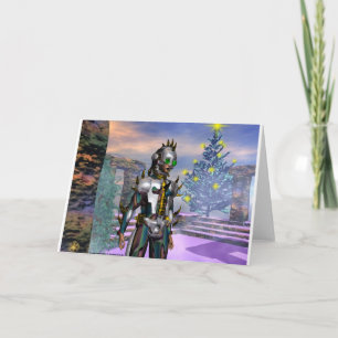 Cartes Pour Fêtes Annuelles LA SAINT-SYLVEStre D'UN CYborg VENu Du FUtUr