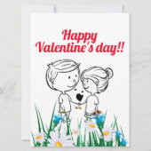 Cartes Pour Fêtes Annuelles la Saint-Valentin   (Devant)