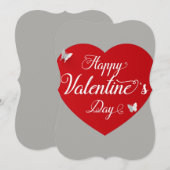 Cartes Pour Fêtes Annuelles la Saint-Valentin (Devant / Derrière)