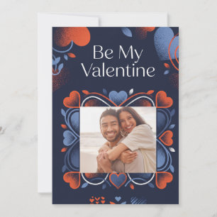 Cartes Pour Fêtes Annuelles La Saint-Valentin aux cœurs pointillés modernes 