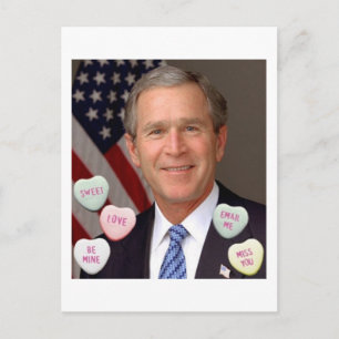 Cartes Pour Fêtes Annuelles La Saint-Valentin de George Bush