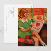 Cartes Pour Fêtes Annuelles La Saint-Valentin de la mère (Devant / Derrière)