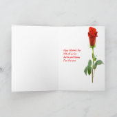 Cartes Pour Fêtes Annuelles La Saint Valentin de mon mari (Intérieur)