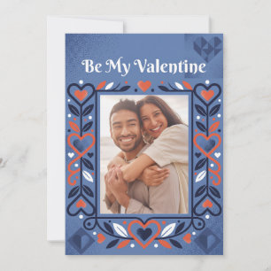 Cartes Pour Fêtes Annuelles La Saint-Valentin des cœurs pointillés modernes 