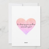 Cartes Pour Fêtes Annuelles La Saint Valentin du chat (Dos)