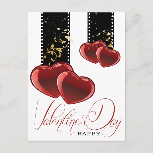 Cartes Pour Fêtes Annuelles La Saint-Valentin élégante (Devant)