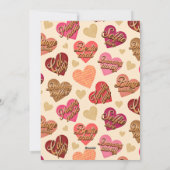 Cartes Pour Fêtes Annuelles La Saint-Valentin entre copines, Cœurs et Mots, Sa (Dos)