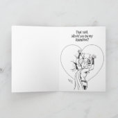 Cartes Pour Fêtes Annuelles La Saint-Valentin est muette (Intérieur)