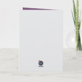 Cartes Pour Fêtes Annuelles La Saint-Valentin iridescent violet  (Dos)