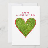 Cartes Pour Fêtes Annuelles La Saint-Valentin pour golfeurs - Dame de golf mod (Devant)