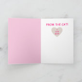 Cartes Pour Fêtes Annuelles La Saint-Valentin sur mesure (Intérieur)