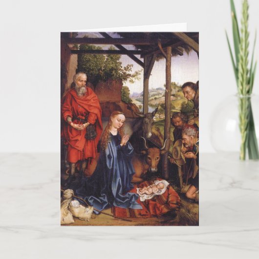 Cartes Pour Fêtes Annuelles La sainte Nativité (Devant)