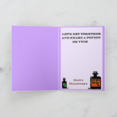 Cartes Pour Fêtes Annuelles La sorcière moderne (Intérieur)