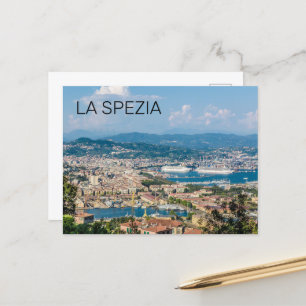 Cartes Pour Fêtes Annuelles La Spezia Cityscape Ligurie Italie Vacances Souven