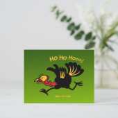 Cartes Pour Fêtes Annuelles La Turquie de Noël s'enfuit ! (Debout devant)