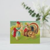 Cartes Pour Fêtes Annuelles La Turquie s'est habillée (Debout devant)