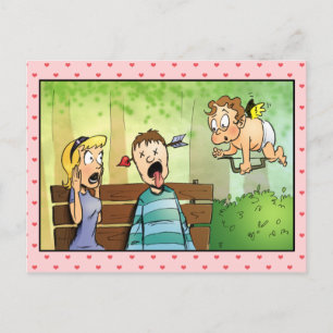 Cartes Pour Fêtes Annuelles La Valentine de la flèche de Cupidon