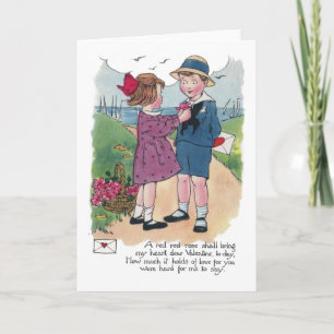 Cartes Pour Fêtes Annuelles La Valentine de Sailor Boy