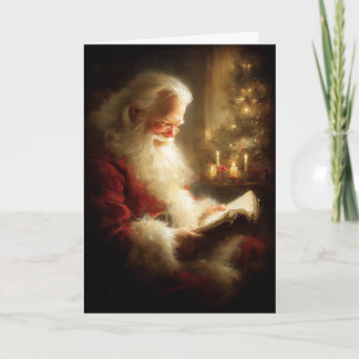 Cartes Pour Fêtes Annuelles La veille de Noël de Santa