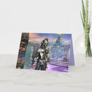 CARTES POUR FÊTES ANNUELLES LA VEILLE DU NOUVEL AN D'UN CYBORGE