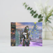 CARTES POUR FÊTES ANNUELLES LA VEILLE DU NOUVEL AN D'UN CYBORGE (Debout devant)