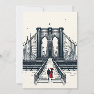 Cartes Pour Fêtes Annuelles La vibration de l'amour à NYC - Saint-Valentin du
